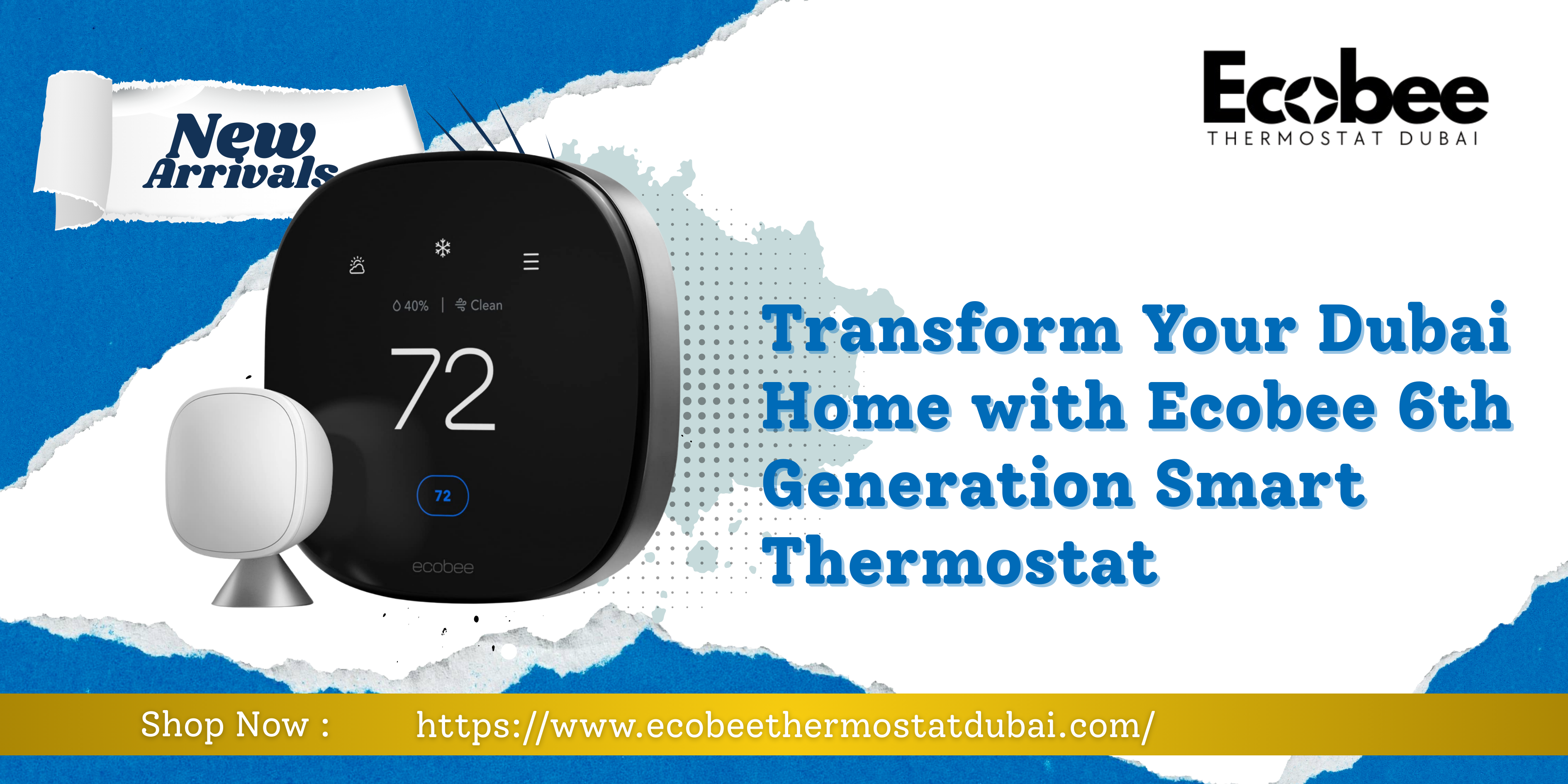 Transform Your Dubai Home with Ecobee 6th Generation Smart Thermostat